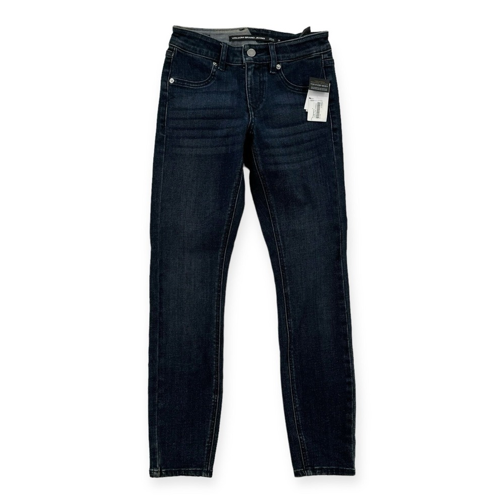 Volcom Liberator Leggings Jeans Womens 24‎ Ankle Skinny Stretch Denim NWT